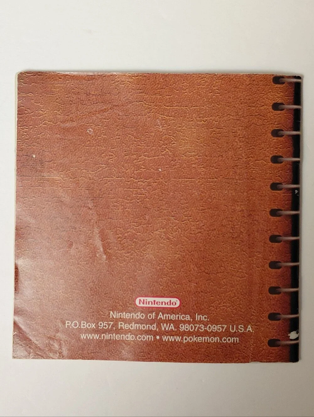 Pokemon - Trainers Guide Booklet - Pokemon Blue, Nintendo Game Boy